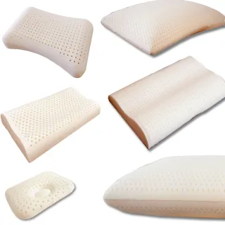 【LUST】美國大顆支撐款 100%天然 乳膠枕 防蹣抗菌/日本技術乳膠/枕頭(白色)