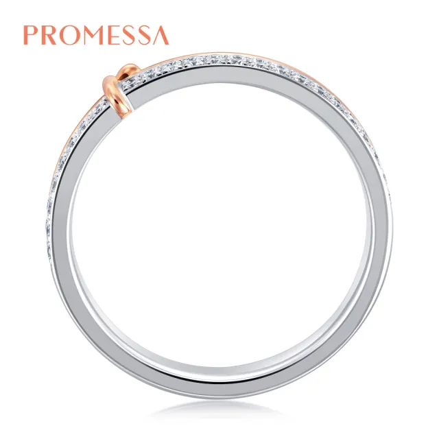 【PROMESSA】24分 同心結 18K金鑽石結婚戒指