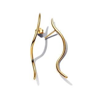 【Pandora 官方直營】自然流線耳環-絕版品