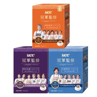 【UCC】冠軍監修綜合濾掛式咖啡x6盒組(10入/盒;蜜柑堅果/醇香果調/甘醇橙香;3種風味各2盒)