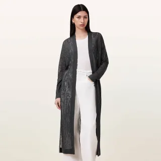 【ALLSAINTS】KAITO 人造絲開襟罩衫 W088KC(修身版型)