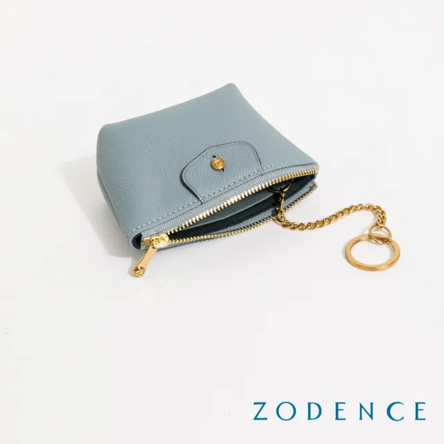 【ZODENCE 佐登司】CUFF進口真皮袖釦鑰匙零錢包(多色)