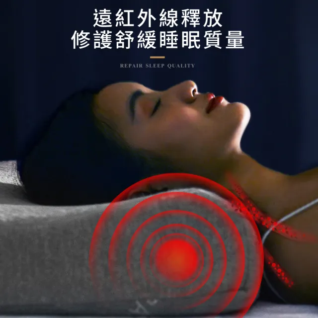 【LooCa】石墨烯遠紅外線健康乳膠枕頭1入(任選)