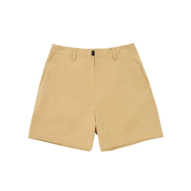 【The North Face】TNF 休閒 運動 DWR防潑水短褲 W BASIN SHORT - AP 女 卡其(NF0A8DFMLK5)