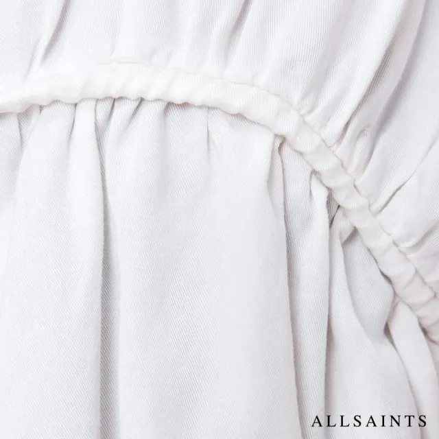 【ALLSAINTS】REMY 輕薄亞麻V 領造型上衣 W105PC(修身版型)