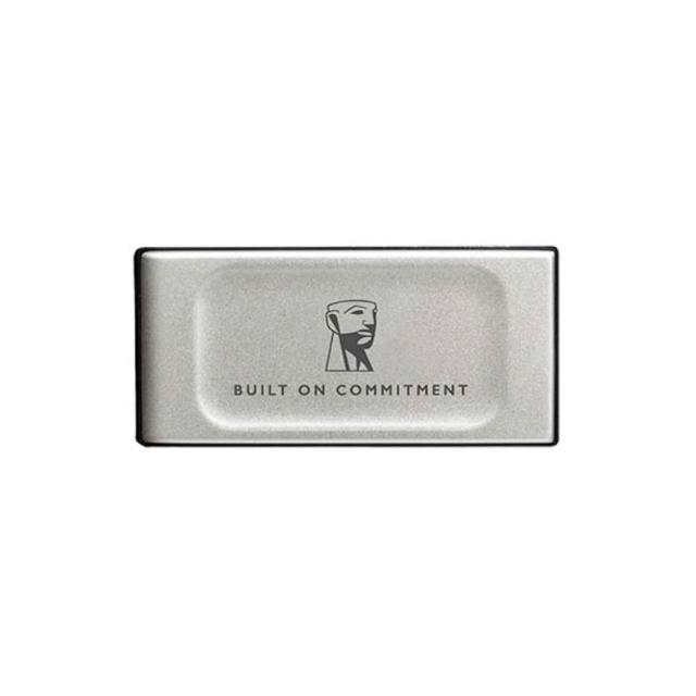【Kingston 金士頓】XS2000 1TB USB 3.2 Gen 2x2 外接式 SSD 固態硬碟 - 銀色(SXS2000/1000GA)