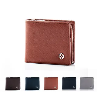 【NEW STAR】質感輕量防盜刷友善皮革短夾 零錢 男 女 男皮夾 現貨 CA166(情人節 禮物)