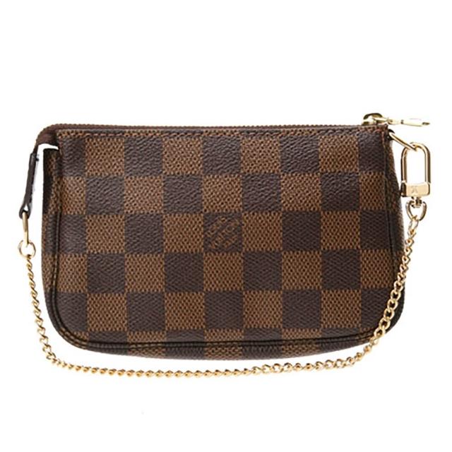 LV LOUIS VUITTON路易威登 N58009 經典 Damier 帆布小巧手拿包