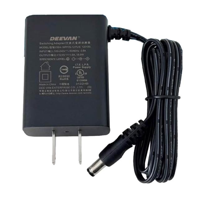 【CHANG YUN 昌運】DVE 帝聞 DSA-18PF05-12FUS 直插式 DC12V 1.5A 18W 變壓器