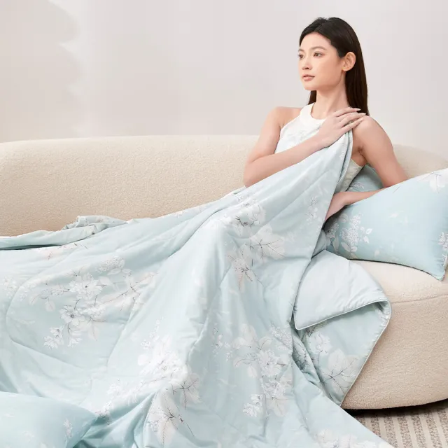 【Beauty Style】COOL PLUS極致涼親膚冰爽被-雙人180X200cm(涼感紗/涼被/夏被/薄被/涼感被) 涼被/冷氣毯