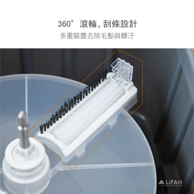 【LiFArt】淨污水分離式省水拖把組(1桶1拖2布/旋轉拖把)