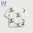 【GAP】男幼童裝 Gap x Disney迪士尼聯名 Logo純棉刺繡/印花圓領短袖T恤/Polo衫-多款任選(744760&742993)
