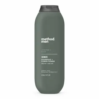 即期品【method 美則】男仕洗護髮露-杜松+鼠尾草414ml(英倫氣息神秘難以抗拒)