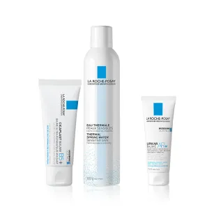 【理膚寶水】新生兒好禮★全效舒緩組 B5+全面修復霜升級版40ml+溫泉舒緩噴液 300ml_A(彌月禮)