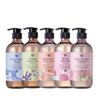 【JustHerb香草集】花植香氛沐浴露500ml(多款任選)