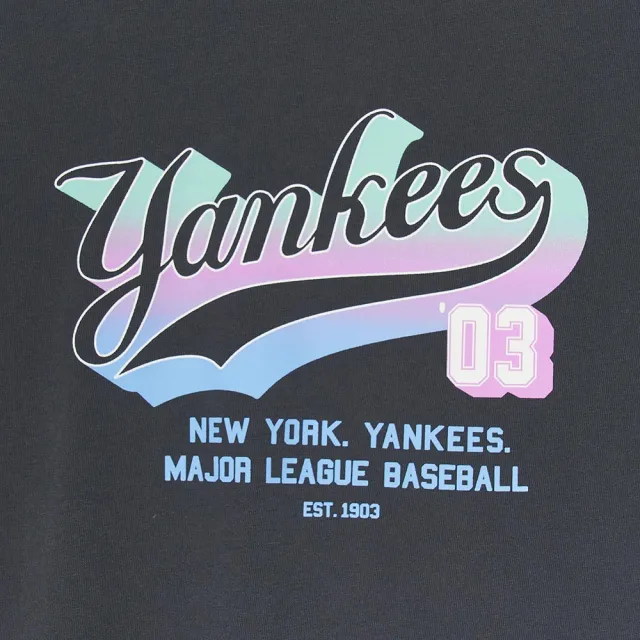 【MLB】童裝 短袖T恤 紐約洋基隊(7ATSVT353-50CCS)