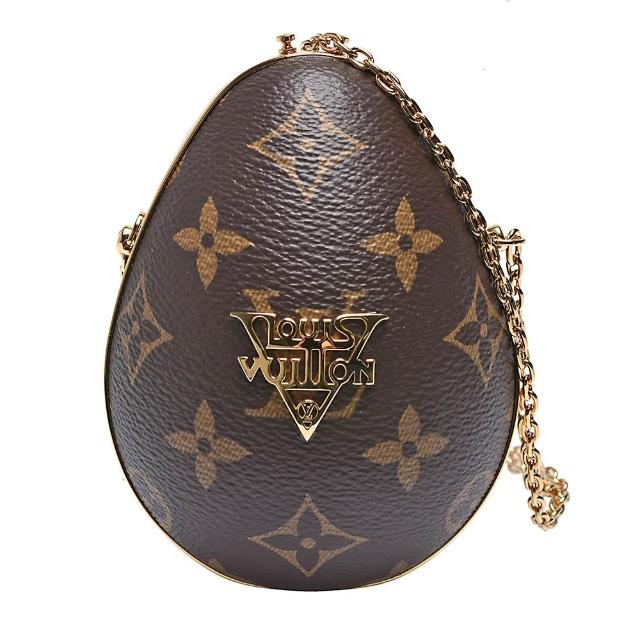 LV LOUIS VUITTON路易威登 MP2588 經典 Monogram 帆布 EGG 硬殼斜背包