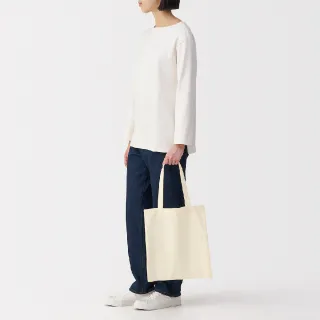 【MUJI 無印良品】布製購物袋A4
