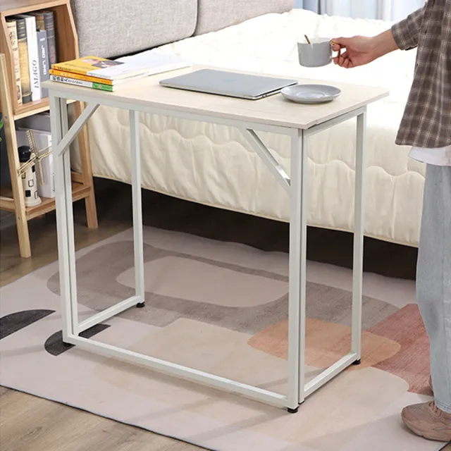 【Ashley House】免安裝秒收摺疊桌3秒快展書桌(露營桌/餐桌/書桌/電腦桌/拜拜桌/機能桌/摺疊邊桌/工作桌)