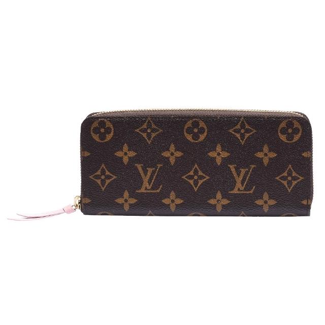 LV LOUIS VUITTON路易威登 M61298 CLEMENCE 拉鍊長夾