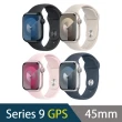 【Apple】Apple Watch S9 GPS 45mm(金屬錶殼搭配運動型錶帶)