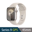 【Apple】S級福利品 Apple Watch S9 GPS 45mm(鋁金屬錶殼搭配運動型錶帶 享原廠一年完整保固)