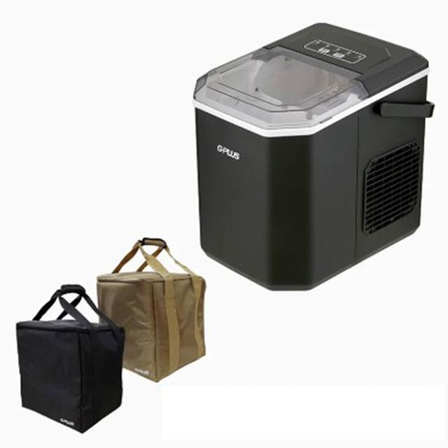 【G-PLUS 拓勤】GP小冰快 微電腦全自動製冰機GP-IM01 室內白/戶外黑/奶油黃-贈價值800元收納袋(車麗屋)