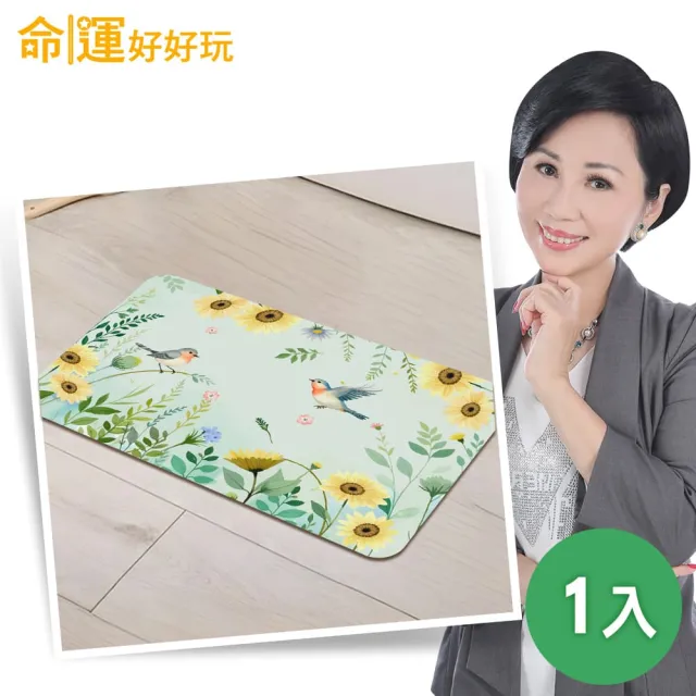 【命運好好玩】李玉珮-扶搖報喜鵲硅藻土地墊(1入)