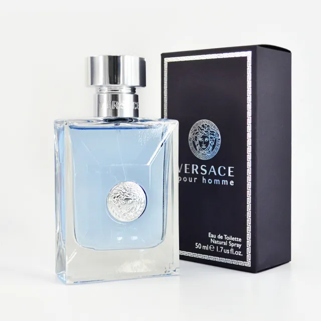 【VERSACE 凡賽斯】經典男性淡香水 50ml(Pour Homme 平行輸入)