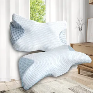 【三浦太郎】護頸釋壓記憶枕/二入組(枕頭/護頸枕/記憶枕)