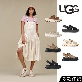 【UGG】女鞋/厚底拖鞋/厚底涼鞋/真皮/CapTrail Strap Slide/Sandal/Celeste/Cora(多款任選)