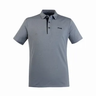 【PING】男款涼感高爾夫短袖POLO衫-灰(GOLF/高爾夫球衫/PA25115-85)