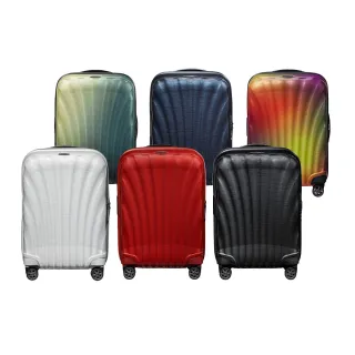【Samsonite 新秀麗】20吋 C-LITE 強韌輕量Curv可擴充頂級登機箱/行李箱/旅行箱/貝殼箱(多色可選)