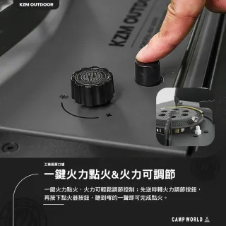 【KZM】工業風單口爐(IGT 一單位 露營廚具 露營炊具 露營裝備 露營烤爐 露營 逐露天下)