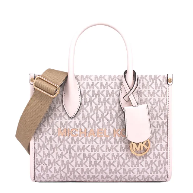 【Michael Kors】MIRELLA系列小款PVC拼接皮革 二合一 手提包 / 斜背包(多色任選)