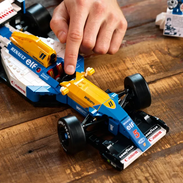【LEGO 樂高】Icons 10353 威廉斯車隊 FW14B ＆ 奈傑爾·曼塞爾(跑車模型 居家擺設 玩具模型)