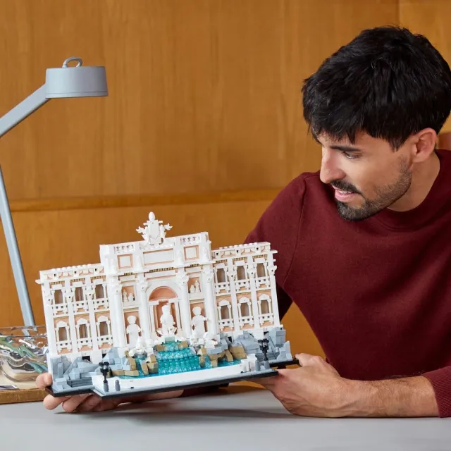 【LEGO 樂高】建築系列 21062 特雷維噴泉(義大利羅馬 居家擺設 積木 玩具模型)