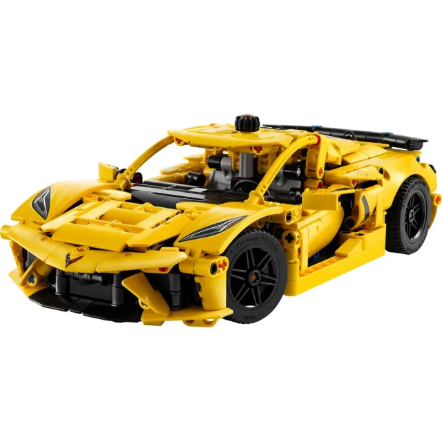 【LEGO 樂高】科技系列 42205 雪佛蘭科爾維特魟魚(Chevrolet Corvette Stingray 跑車模型)