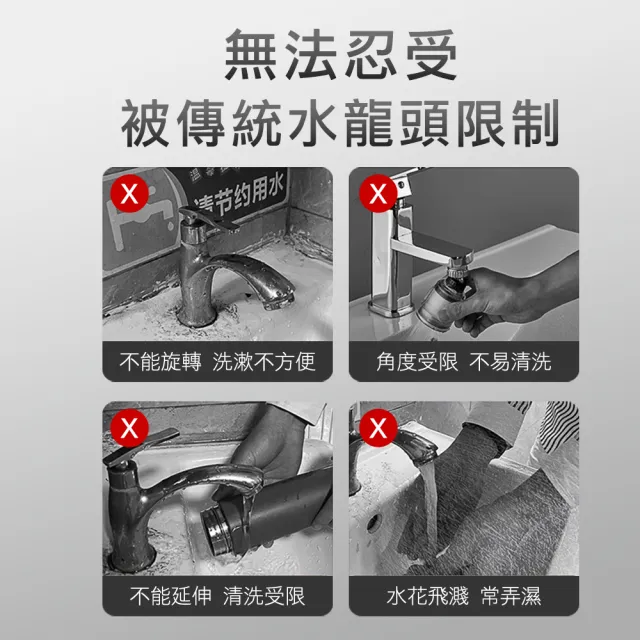 【智殿】萬向水龍頭 水龍頭轉接器 水龍頭神器 洗漱水龍頭 延長水龍頭(萬向旋轉 洗漱神器 165-MAF1080)