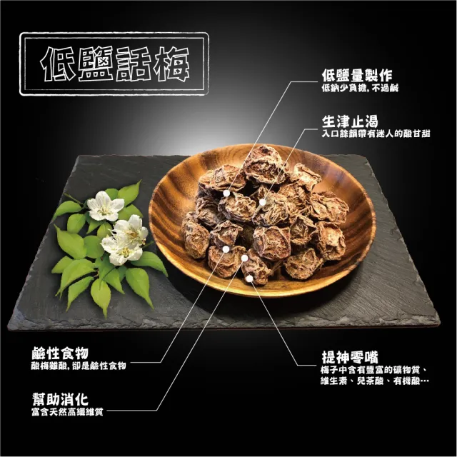 【興隆酸梅】低鹽話梅100g ☆淡水老街-懷舊的酸甜滋味☆(甜菊梅、甘甜梅、蜜餞)
