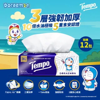 【TEMPO】哆啦A夢限量版抽取式廚房紙巾(60抽/共12包入/箱購)