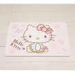 【巴芙洛】買1送1/ 2入日本三麗鷗系列皮革軟硅藻土吸水地墊(限時3天 買1送1/贈是隨機出貨/踏墊/地墊)