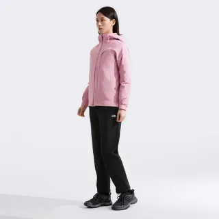 【The North Face 官方旗艦】北面女款黑色DWR防潑水附腰帶戶外徒步長褲｜89Y9JK3