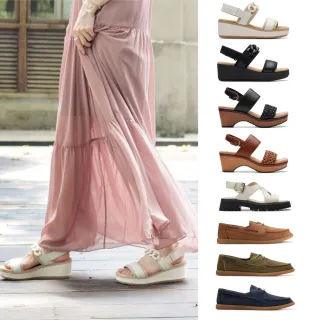 【Clarks】英倫百搭男鞋 女鞋 休閒鞋/運動鞋/樂福鞋/涼鞋/厚底鞋(多款任選)