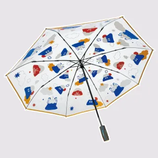 【hahababy】山山透明折疊雨傘(富雨洋傘聯名款/MIT製作)