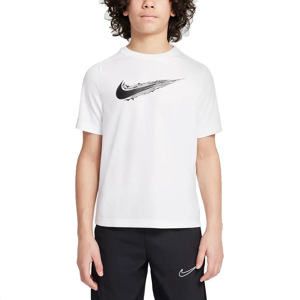 【NIKE 耐吉】圓領短袖T恤 B NK DF MULTI SS TOP HBR 中童 - HF8100100