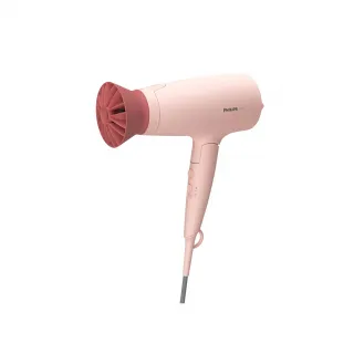 【Philips 飛利浦】官方直營 輕量溫控護髮吹風機 -柔漾粉(BHD356)