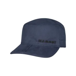 【Mammut 長毛象官方直營】Lhasa Cap 防曬休閒帆布鴨舌帽 海洋藍 #1191-00020