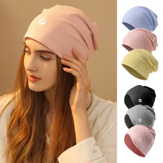 【OMRUI】莫代爾四季薄款媽媽月子帽 包頭帽 化療帽 睡帽 防風保暖護耳帽  堆堆帽(聖誕禮物/交換禮物)