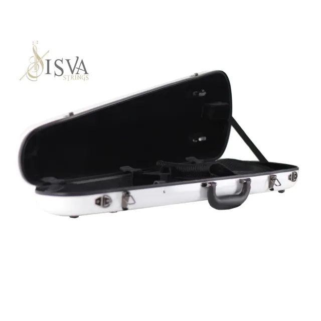 【ISVA Strings】Fancy K.碳纖小提琴盒 珍珠白 登機首選 輕體設計1.5kg (年度最低價｜防水硬盒限時七折)